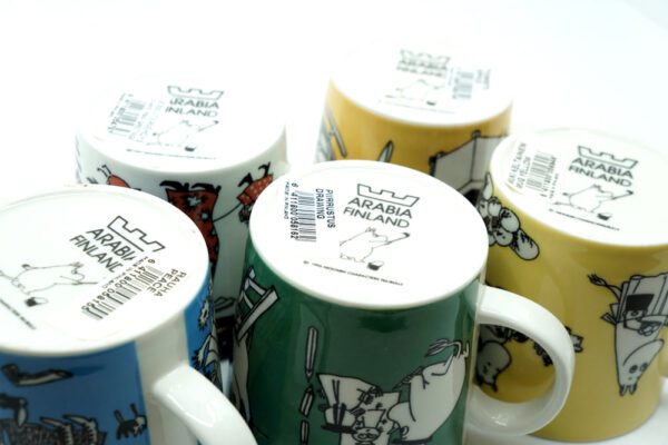 90s moomin mugs with sticker