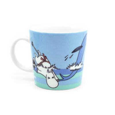Moomin mug Dolphin dive back