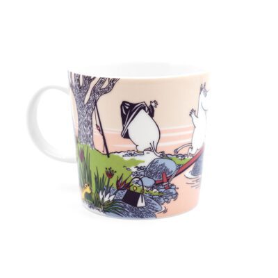 Moomin mug Evening Swim back