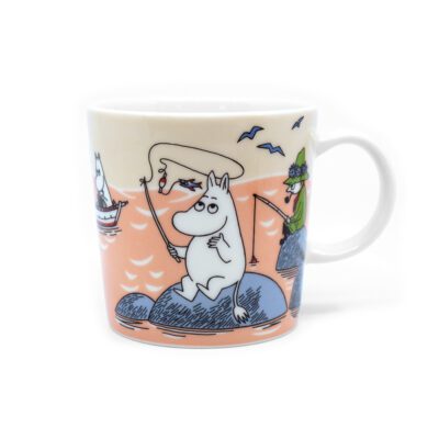 Moomin mug Fishing front
