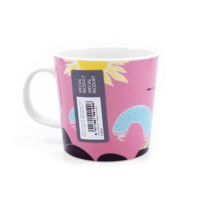 Moomin mug Keep Waters Clean label