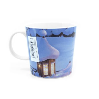 Moomin mug Midwinter label
