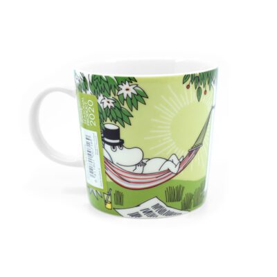 Moomin mug Relaxing label