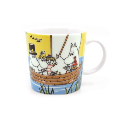 Moomin mug Sailing with Nibling and Tooticky front