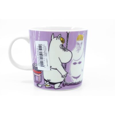 Moomin mug Snorkmaiden Lila label
