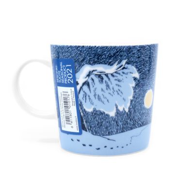 Moomin mug Snow Moonlight label