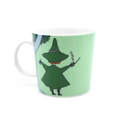 Moomin mug Snufkin Green back