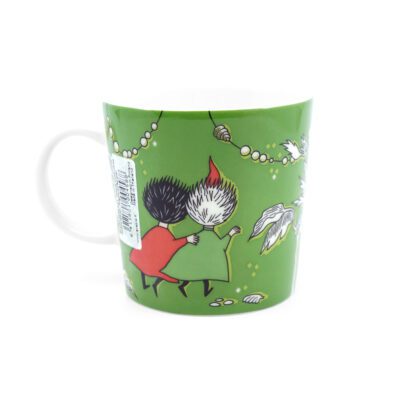 Moomin mug Thingumy And Bob Green label