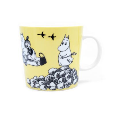 Moomin mug Yellow 0,4l front