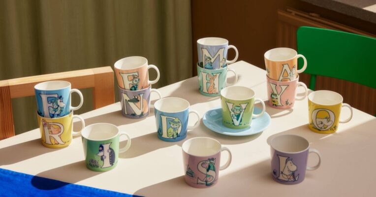 Alphabet Moomin mugs