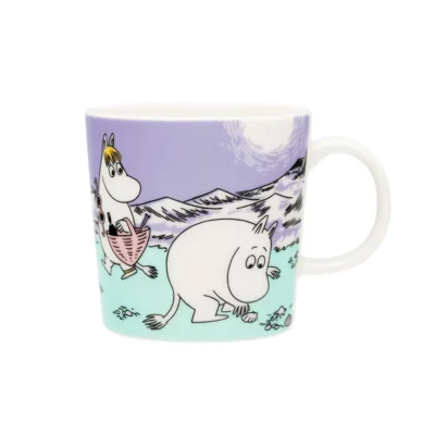 Beach Day Moomin mug front 2025