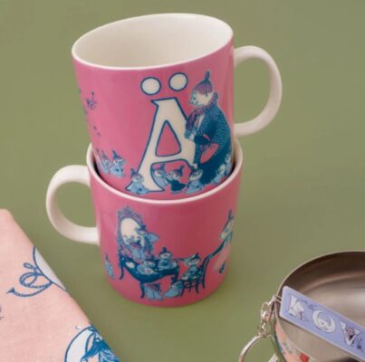 Ä Alphabet Moomin mug